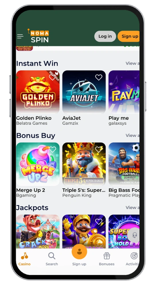 Noma Spin app